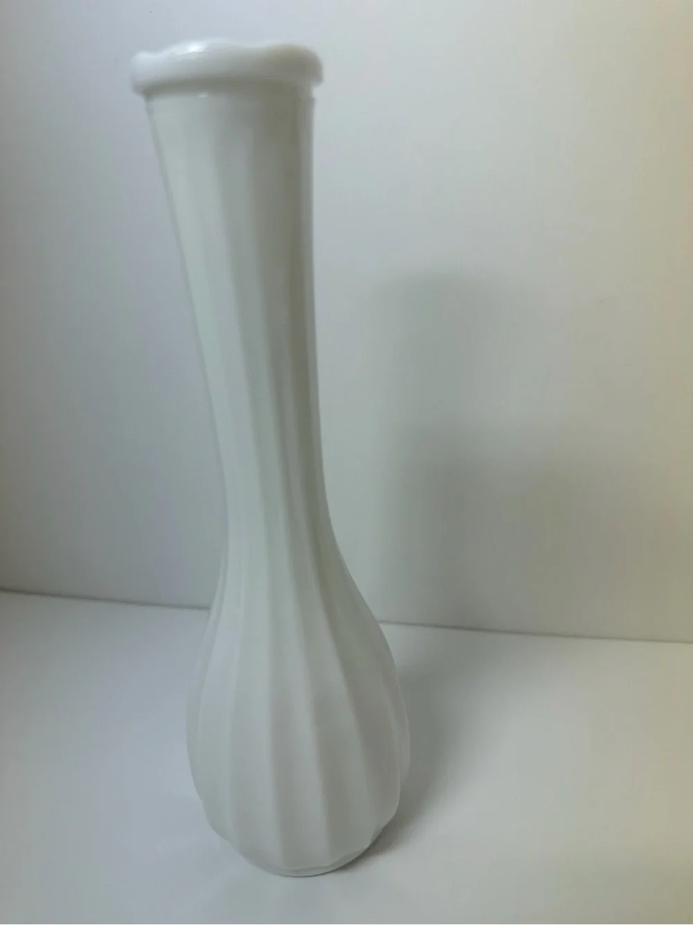CLG CO Milk Glass flower vase
